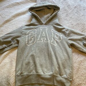 Women’s GAP grey hoodie with fuzzy hood